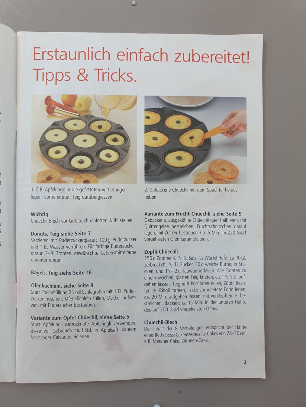 Moules à gâteaux: Apfel Chüchli Blech – D'occasion à Malters par Moeschi5 1