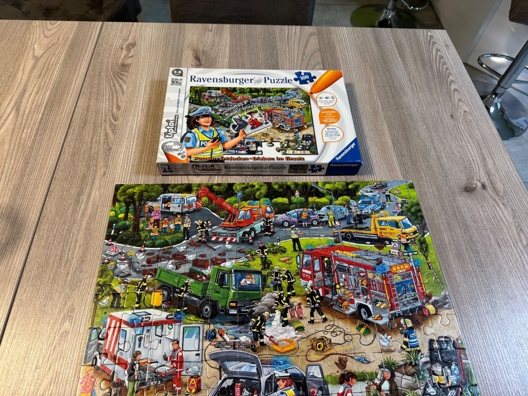 Ravensburger Puzzle: Ravensburger Tiptoi Puzzle "Im Einsatz" 100 Teile, komple... – Usato da Diegten venduto da Sandor29388 3