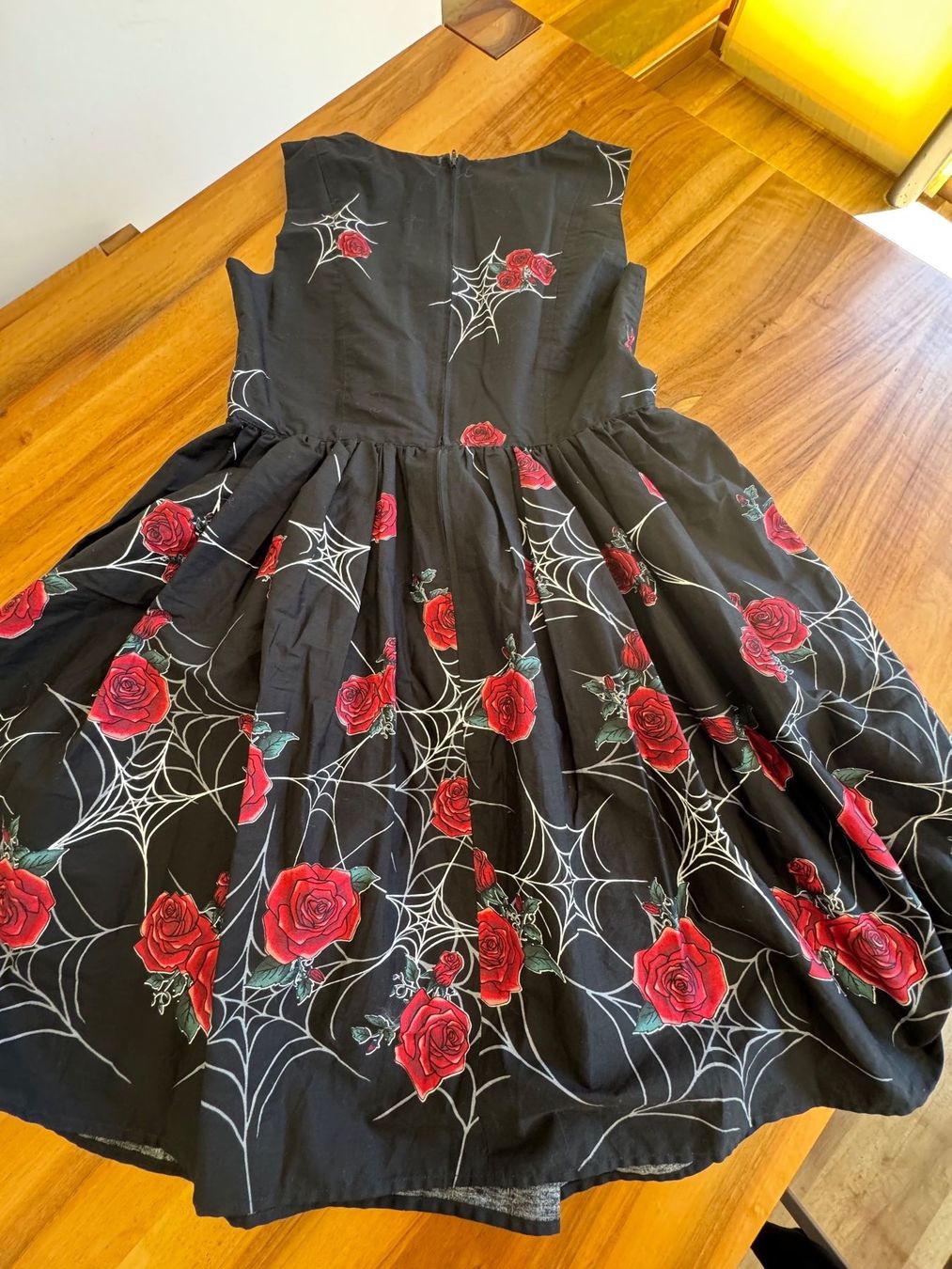 Vestiti: Hell Bunny Rockabilly Gothic Kleid L optional mit Petticoat – Usato da Meiringen venduto da Jackwashere 6