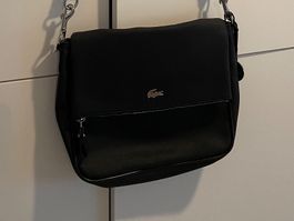 Sac bandoulière noir Lacoste