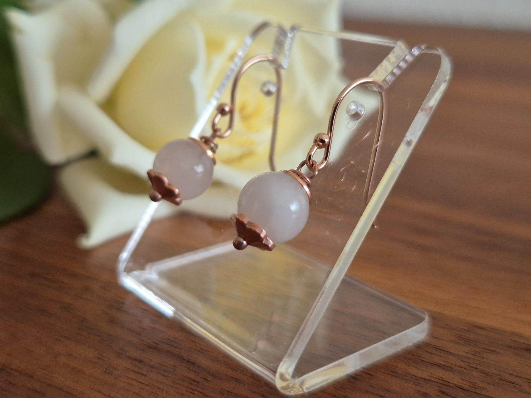 Ohrringe & -stecker: Ohrhänger Ohrschmuck Jade gold NEU – Neu und originalverpackt aus Dielsdorf von kumsch 3