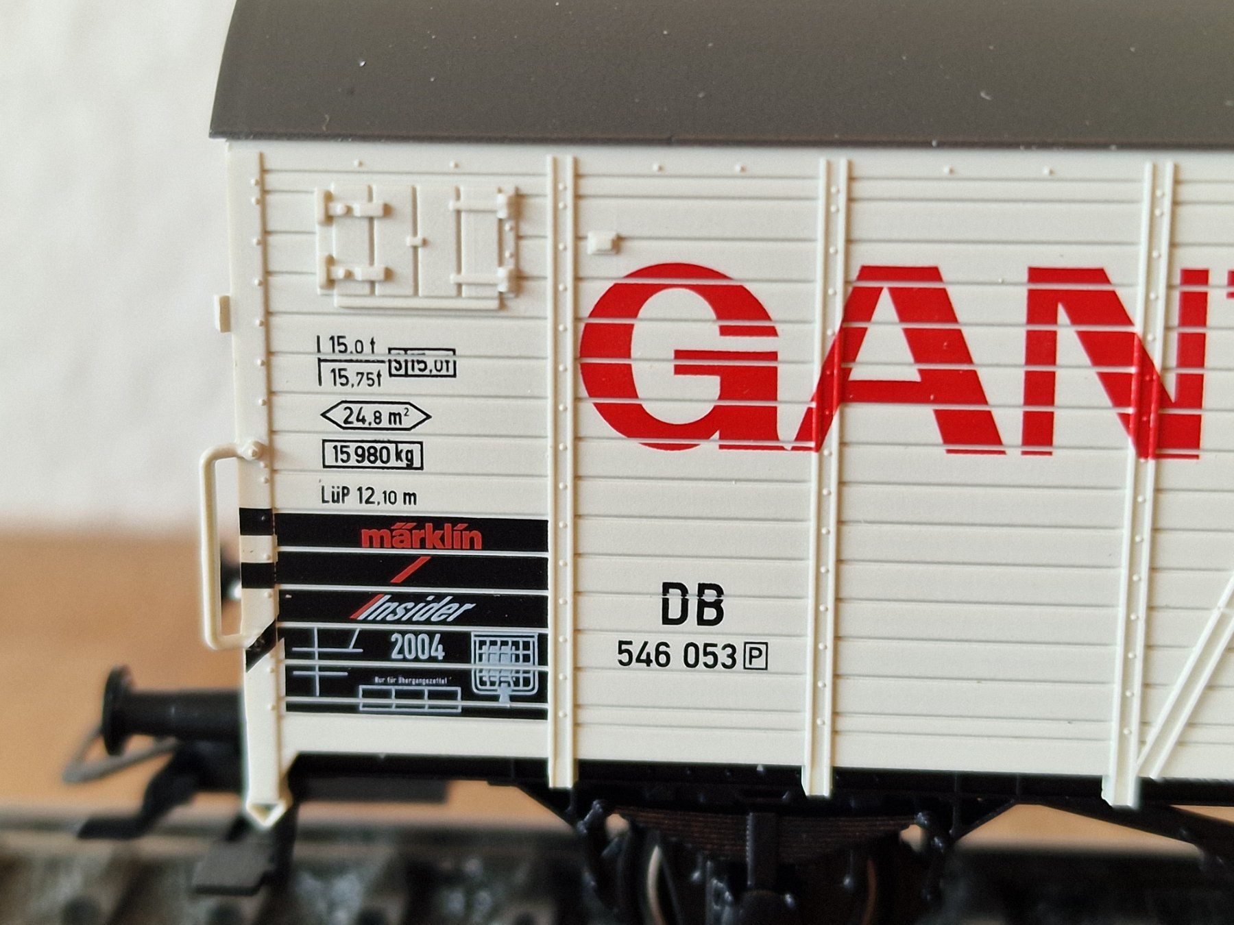 Märklin Modellini di ferrovie: DB Güterwagen Ganter H0 – Usato da Matten b. Interlaken venduto da lor_hr9w 3