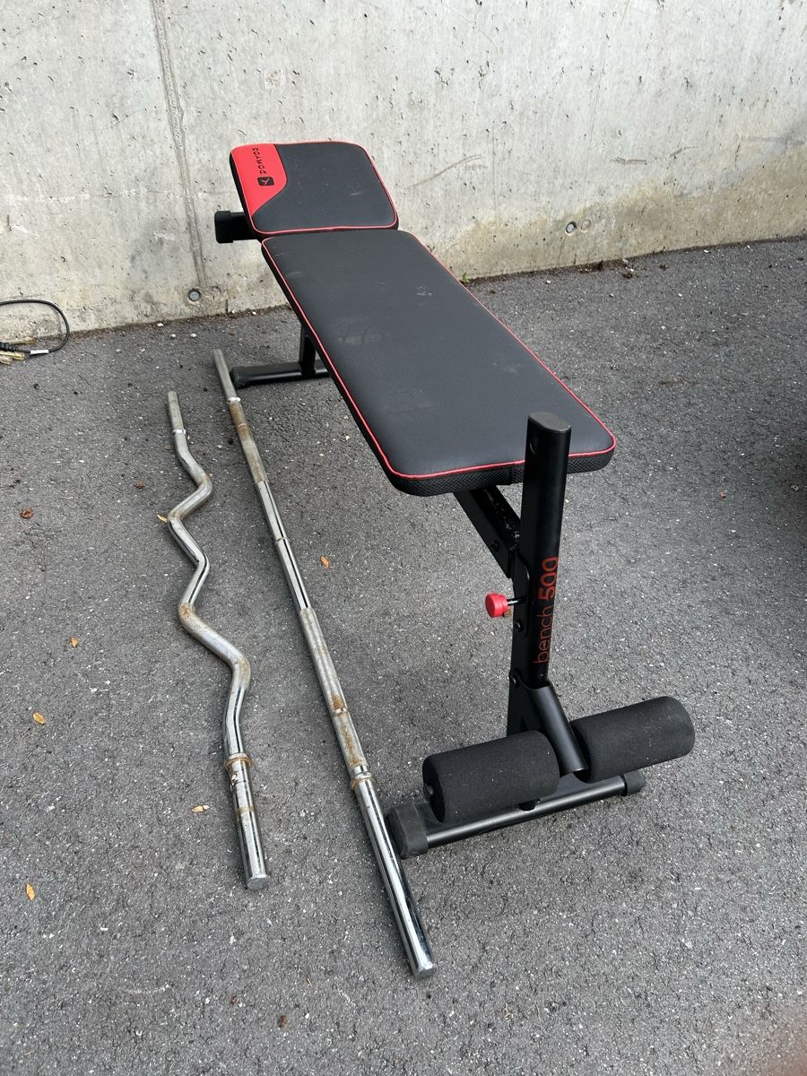 Vélos d'appartement: Banc de musculation + poids – Neuf (Voir description) à Noës par jul_fjd9 1