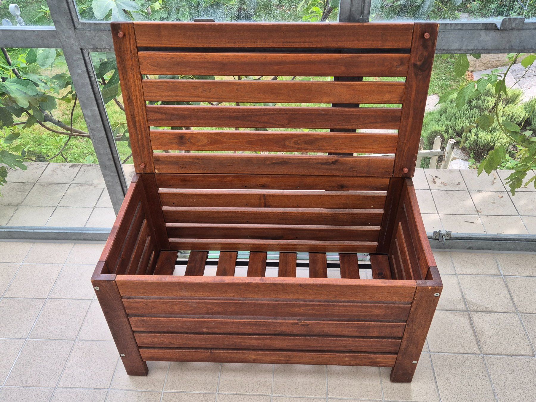 Cassapanche: Holz-Truhe / Banktruhe – Usato da Bassersdorf venduto da Lilly2209 1