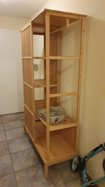 Kleiderschrank Nordiska Ikea 120*186*48 Bambus Acheter sur Ricardo