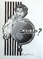 Garap Parfum - Alte Werbung /Ancienne publicité 1953
