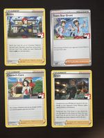 Carte pokmeon LOT 4 dresseurs stamp