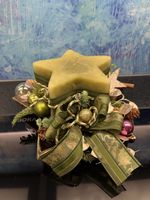 Weihnachtsdeko Kerzen Tischdeko Sternkerze Christbaumkugeln