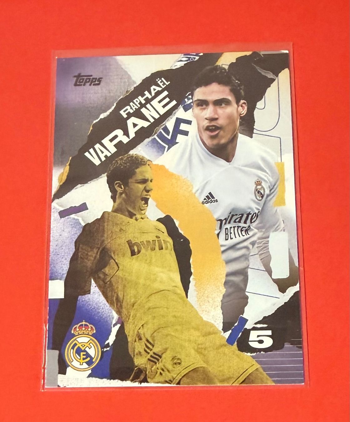 Topps Carte collezionabili: Topps Real Madrid 2024-25 R. Varane First Goal – Nuovo (secondo la descrizione) da Embrach venduto da BenzosCards