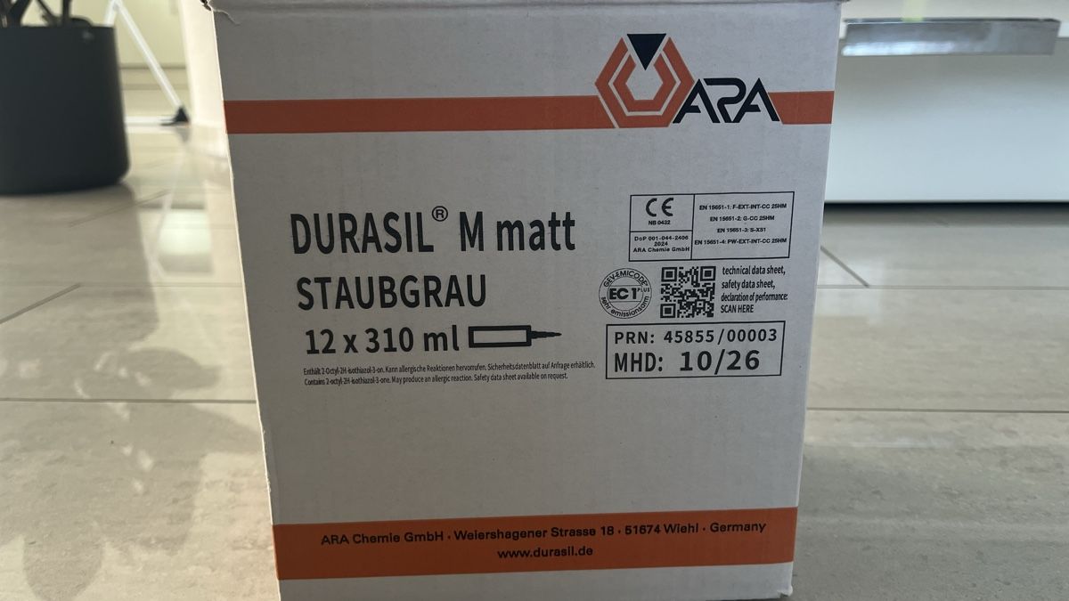 Materiale di riempimento: Durasil M matt Silikon – Nuovo e nell'imballaggio originale da Emmenbrücke venduto da Hamster-Traum