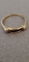 Bague vintage en or 18K rubis et diamants