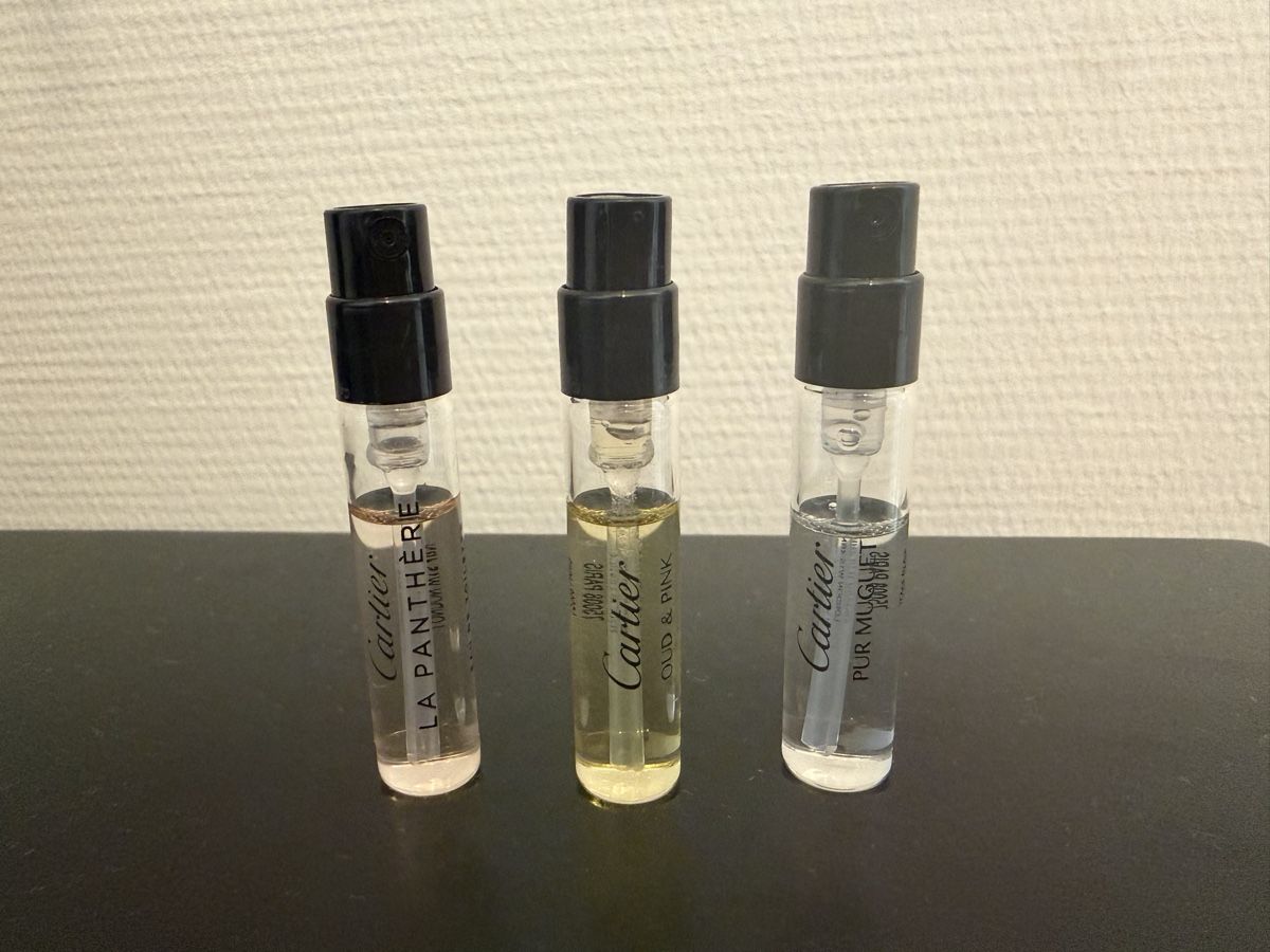 Cartier Parfums & Eau de Toilette: 3 Cartier Parfümproben – Neuf (Voir description) à Basel par ew1_rp7f 1