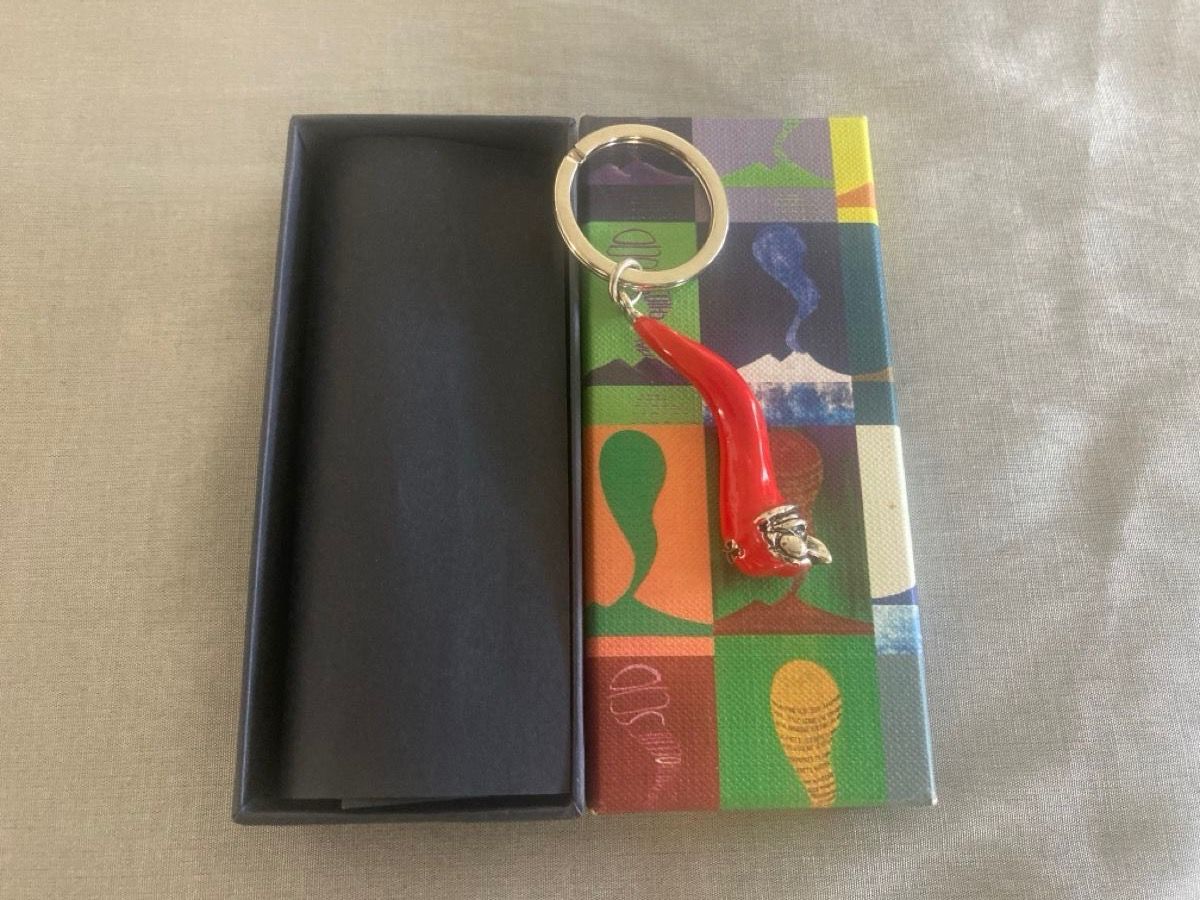Schlüsselanhänger & - bänder: Napoli Portafortuna Silver 100% Hand made – Neu und originalverpackt aus Märstetten von Shirt74 1
