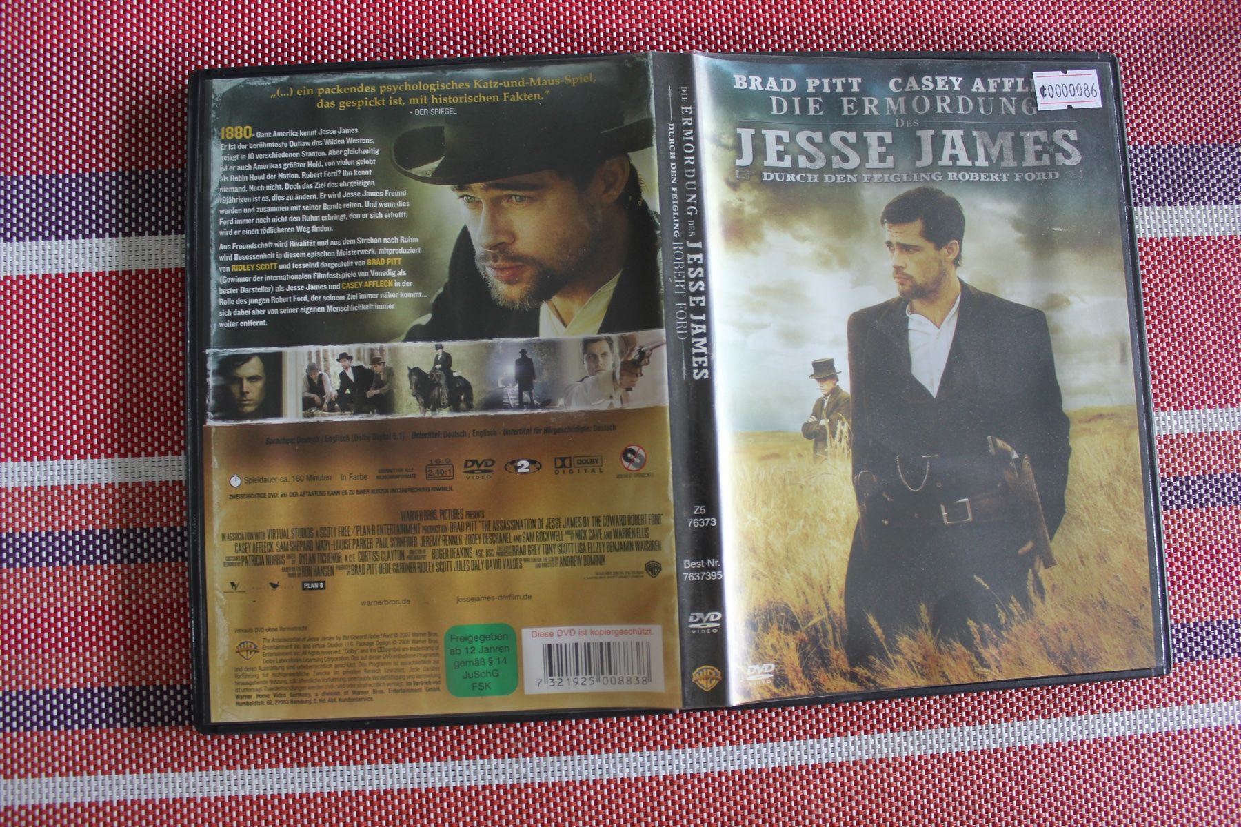 Tutti i DVDs: Die Ermordung des Jesse James durch den Feigling Rob... |DVD – Usato da Geroldswil venduto da schlumpf1969