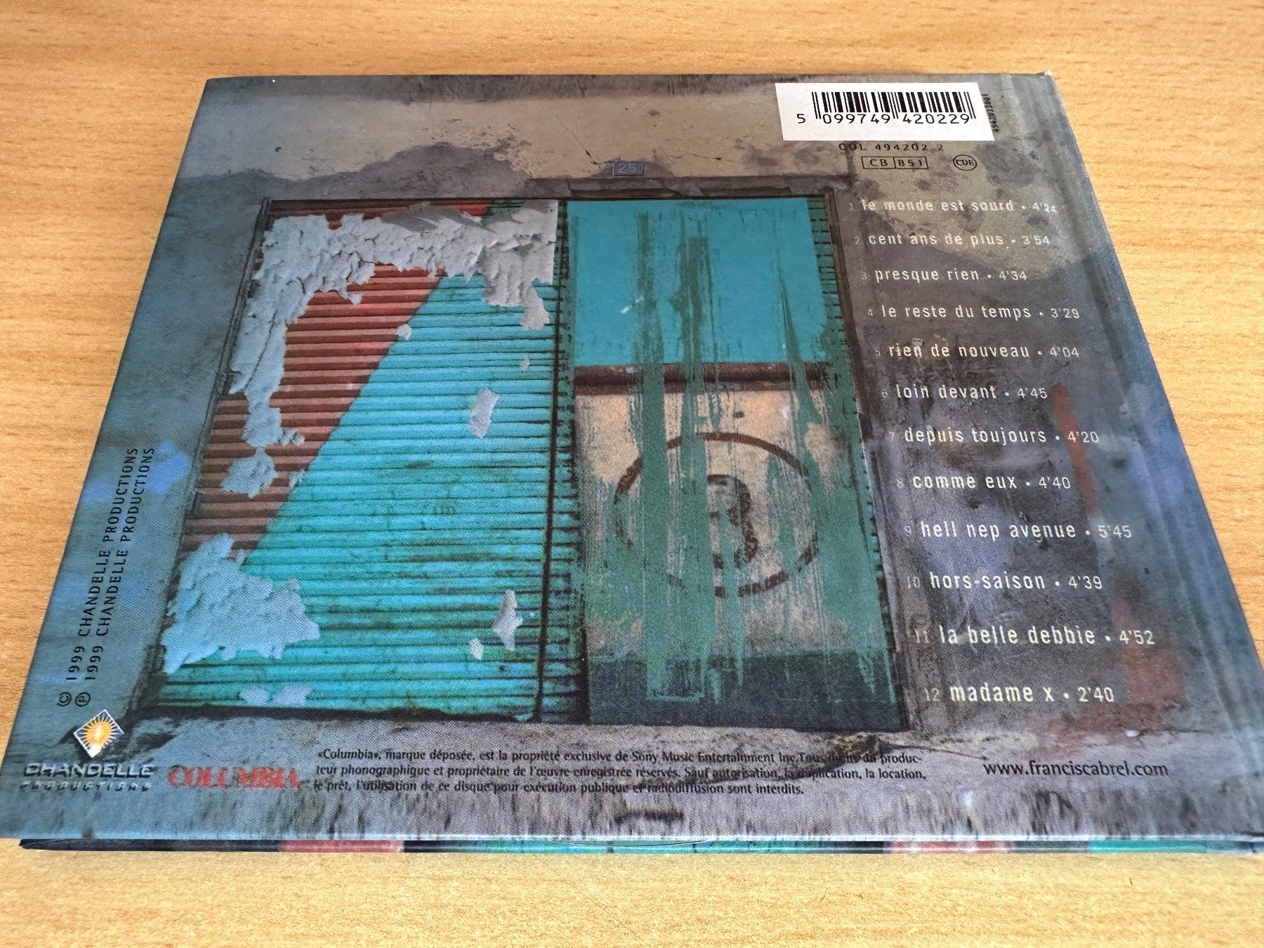 CD: Francis Cabrel – Hors-Saison – Usato da Rikon im Tösstal venduto da Alpenmutz 1