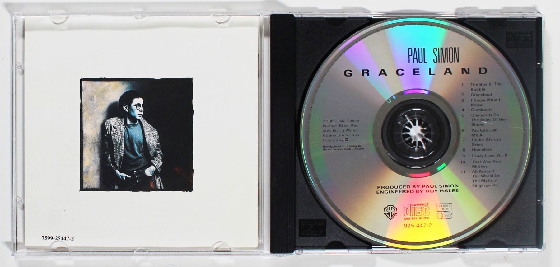 CD: CD - PAUL SIMON - GRACELAND 1. Auflage 1986 – Usato da Brüttisellen venduto da Collector-Corner 1