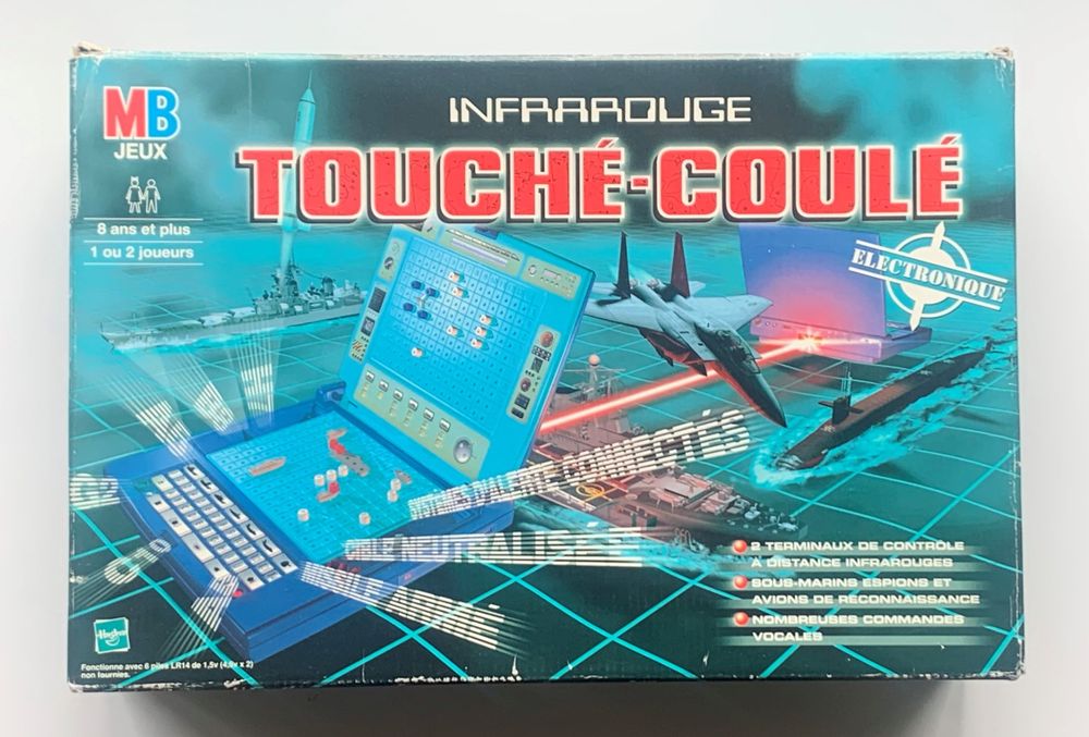 Touché-coulé infrarouge électronique - jeu MB 1999 - jouets rétro jeux de  société figurines et objets vintage