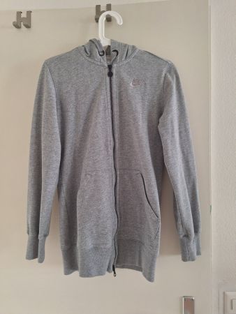 Nike Kapuzenpullover Hoodie Gr. S grau Damen Übergangsjacke