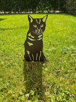 Gartenstecker Katze