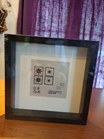 Ikea Ribba Bilderrahmen, neu, schwarz, 25x25 cm, Top Zustand