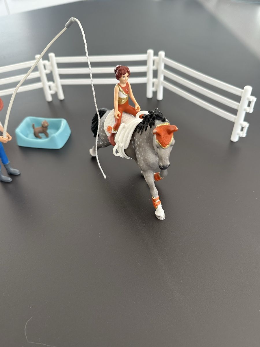 Schleich Giocattoli: Schleich Reitset, Voltigierset 42443 – Usato da Hattenhausen venduto da Topas00 1