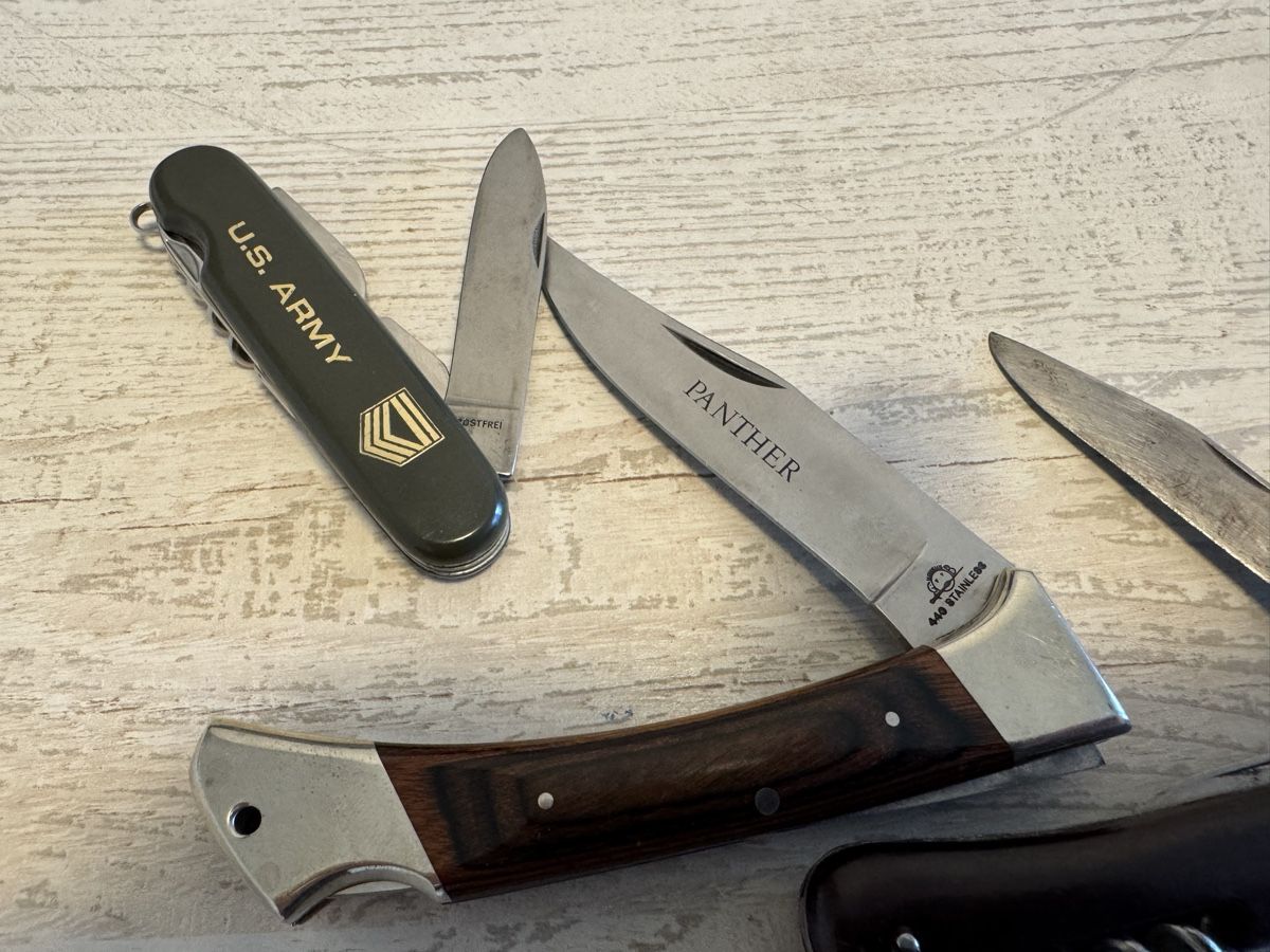 Couteaux de poche: klappmesser taschenmesser 4stk – D'occasion à Zunzgen par milesdavis76 2
