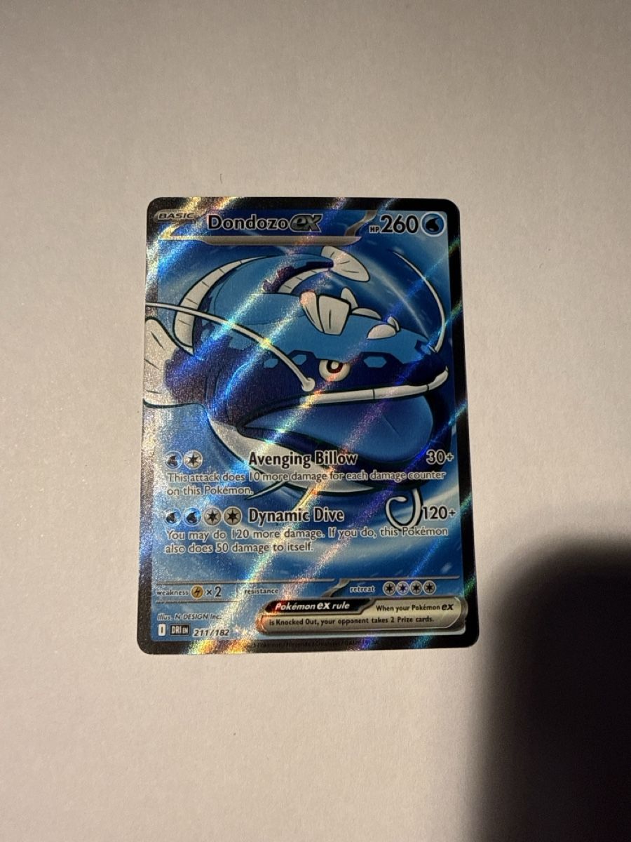 Pokémon Sammelbilder & Trading cards: Dondozo EX - 211 – Neu (gemäss Beschreibung) aus Ascona von Prime333389