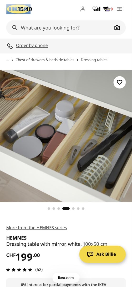 Ikea Schminktische: IKEA Hemnes dressing table  – Neu (gemäss Beschreibung) aus Basel von VanBuyer2010 1