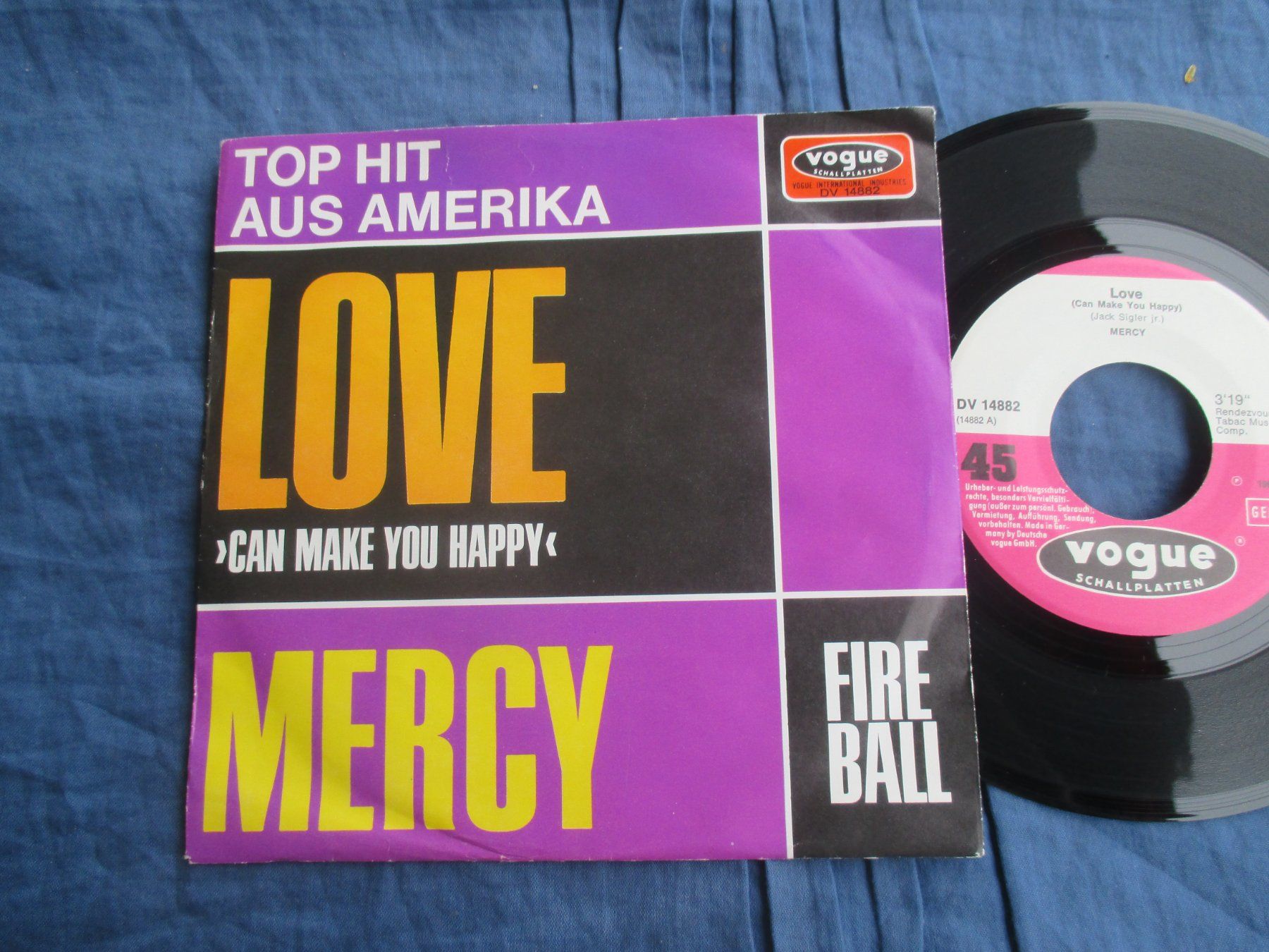 Vinyles: Mercy : Love - Fire Ball – D'occasion à Colombier NE par Nevenma
