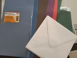 10 Grusskarten mit Umschlägen, neuwertig und günstig!