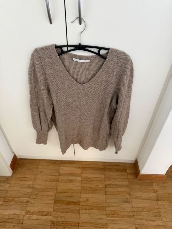 Pullover Feinstrick mit V Auschnitt von Only Gr. M
