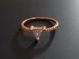 Vergoldet Ring, Grosse 8 (57)