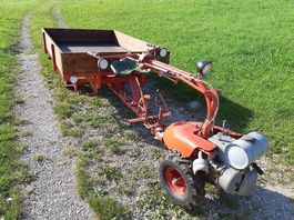Einachser Bucher K4 mit Anhänger