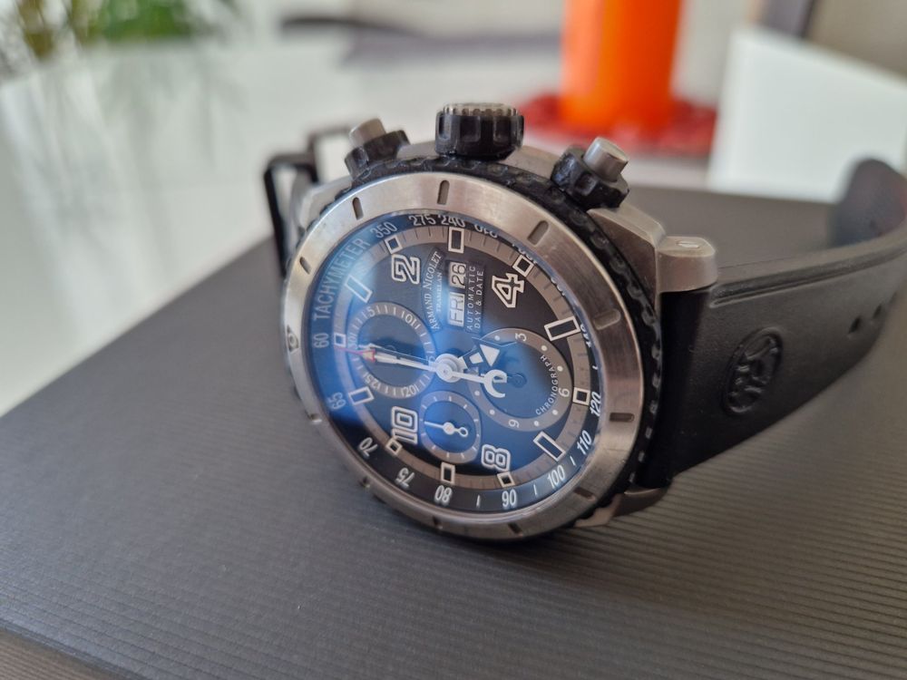 Armand Nicolet S05 Titanium Chronograph Automatic Day Date