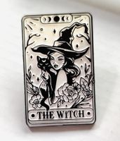 The Witch Pin / Tarotkarte ca. 4 cm