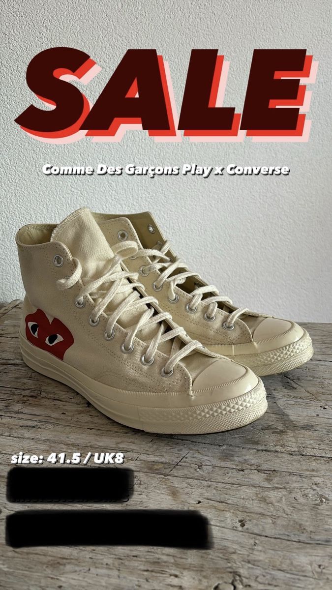 Comme Des Garcons Herrenschuhe: Converse x Comme Des Garçons Play – Gebraucht aus Fribourg von sam_s2mb