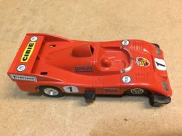 Porsche Slot Car alt ca 11.5cm lang