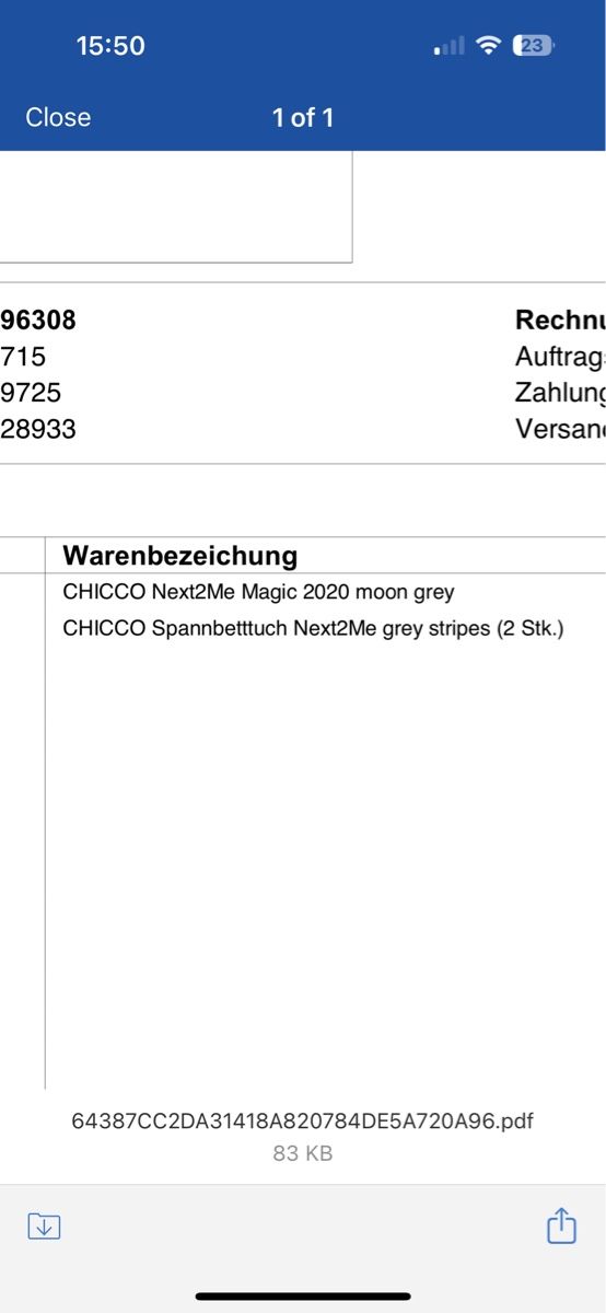 Chicco Berceaux: Chicco Next2Me Magic Moon Grey 2020 – D'occasion à Stäfa par PBZE 2