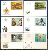 Schweiz 1998 - 07 - 6 FDC mit Blocks EXPO  Comics Helvetia..