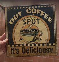 blechschild coffee