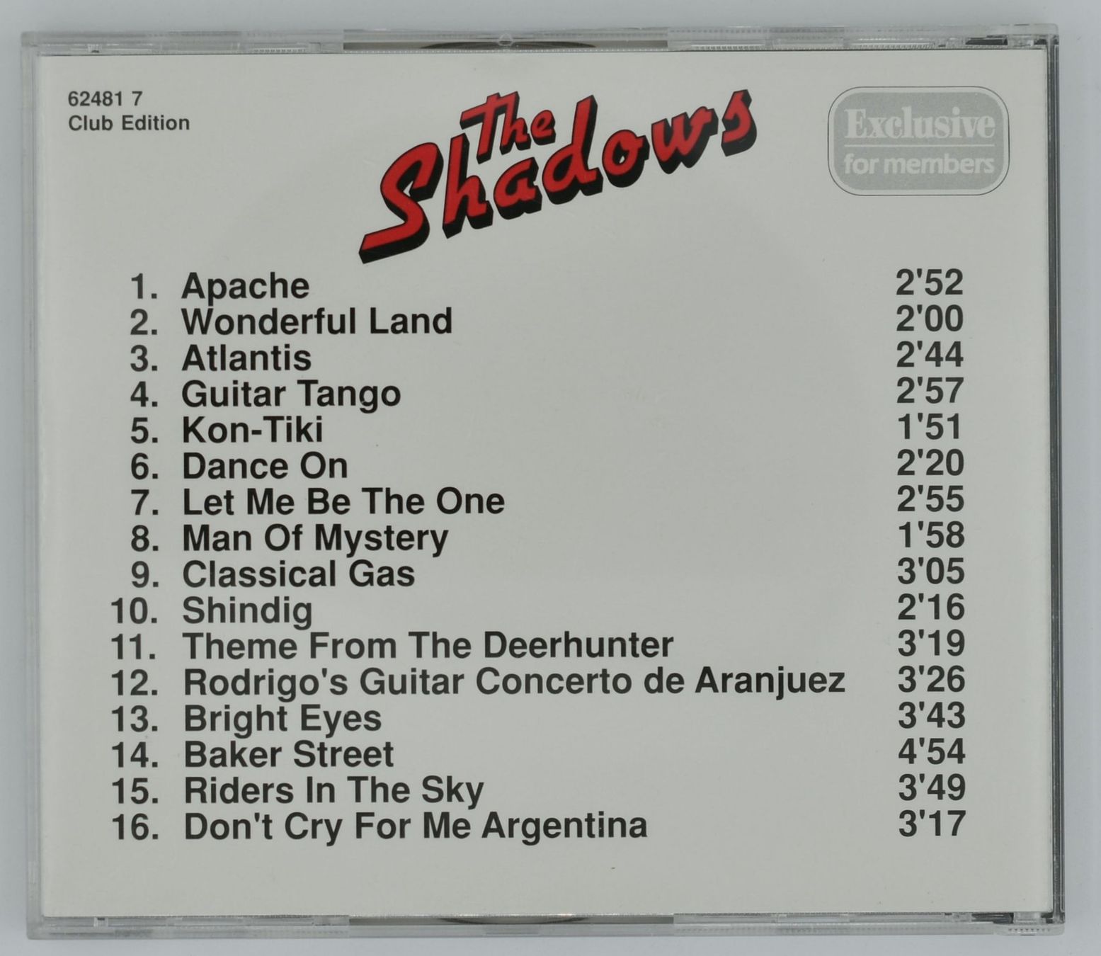 The Shadows - CD - Die grossen Erfolge - Top Zustand! (Gebraucht) in ...