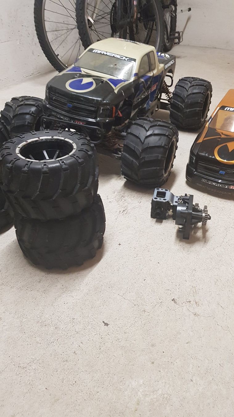 HPI Modellismo RC: Maverick Blackout MT mit Ersatzteile – Usato da Bassersdorf venduto da mrgreen145 1