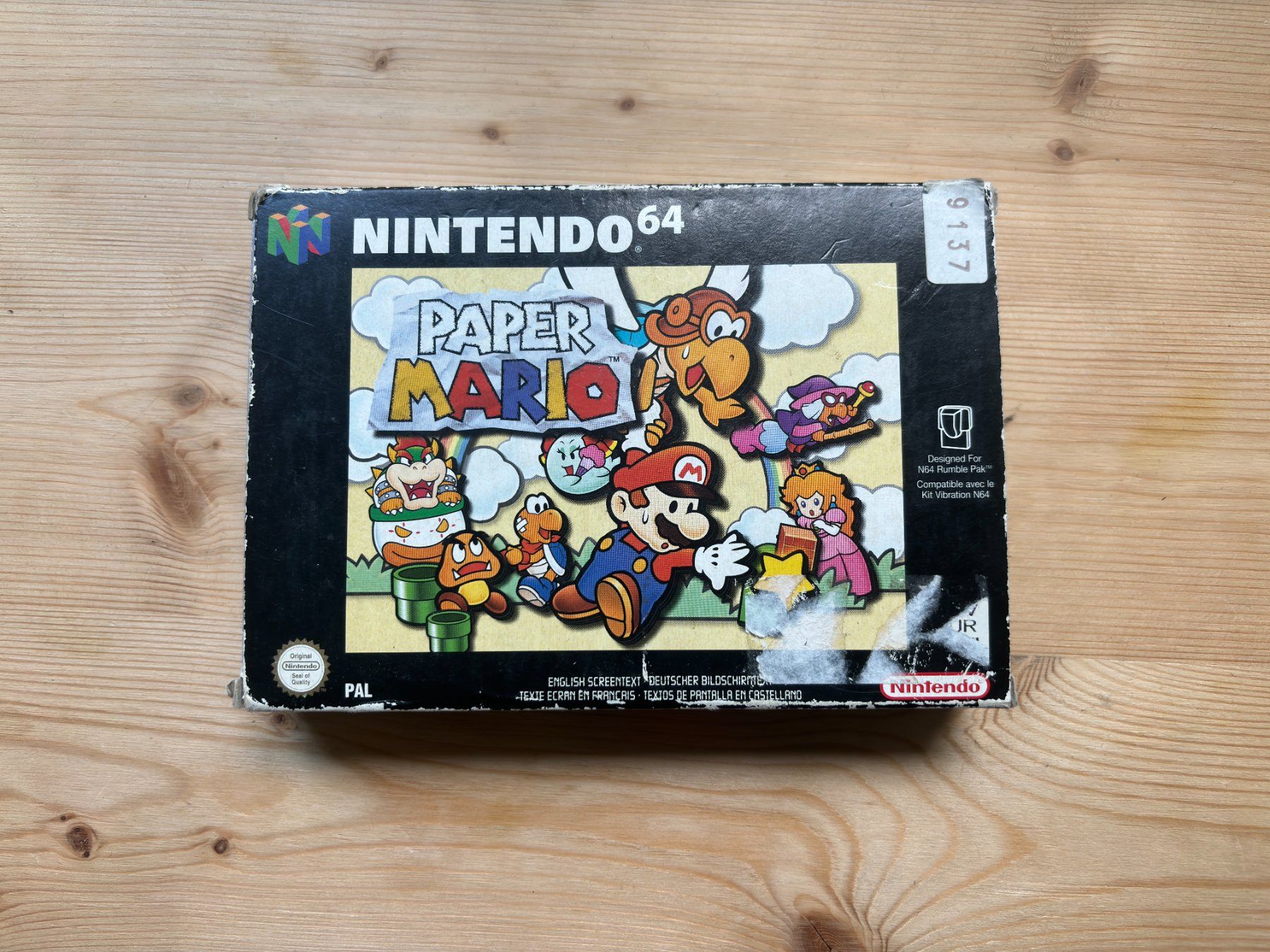 Nintendo Giochi: Paper Mario N64 OVP – Usato da Zürich venduto da langia