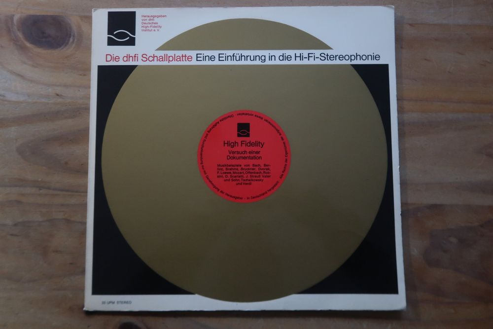 DIE dhfi SCHALLPLATTE - EINE EINFÜHRUNG IN DIE HI-FI-STEREO (Gebraucht ...