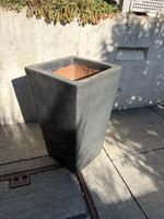 Grosser Pflanzentopf / Blumentopf anthrazit – 59 cm hoch