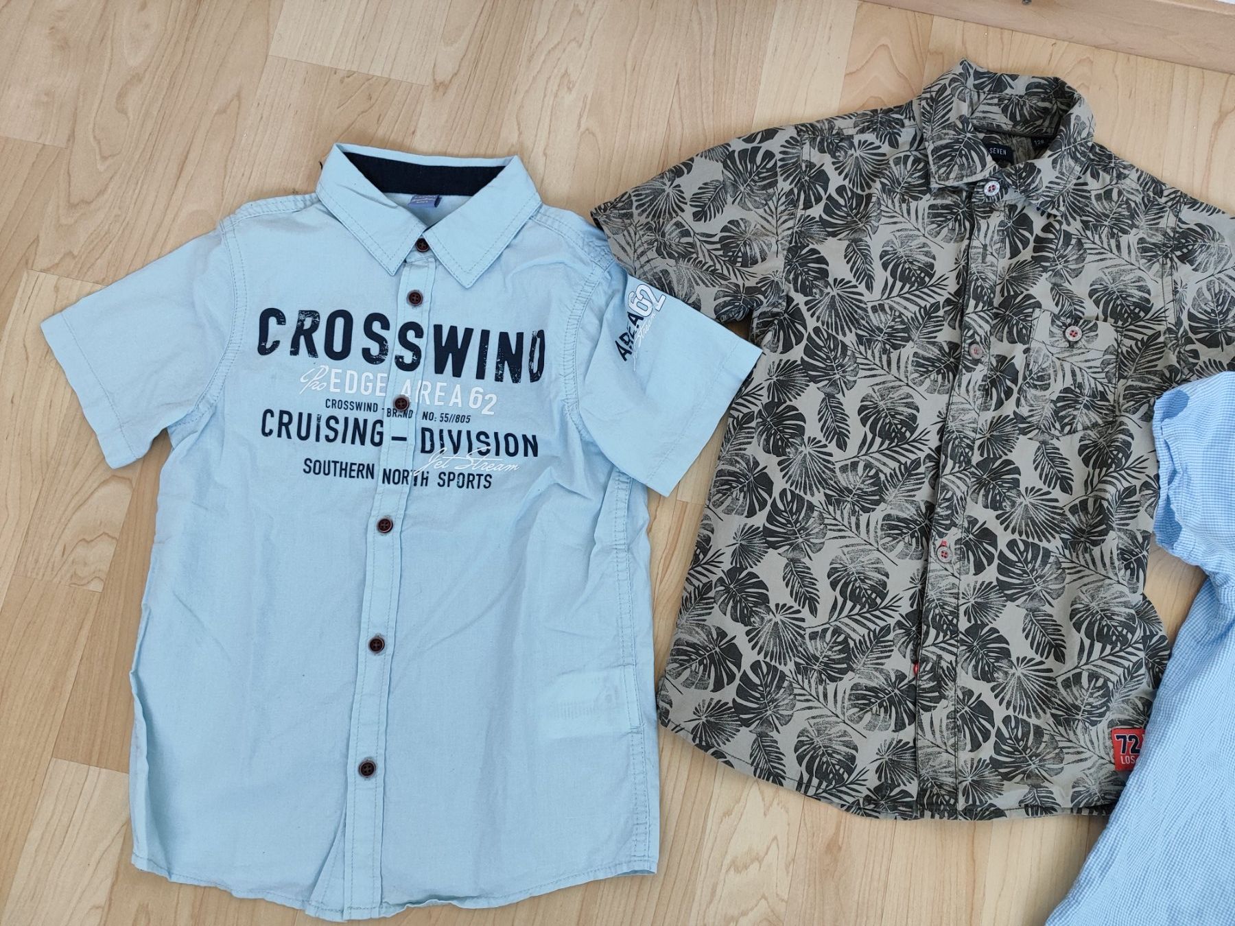 Camicie, T-shirt & Polo: 3 schöne Sommer Hemde Junge Gr. 128 – Usato da Seon venduto da Mandes1 1