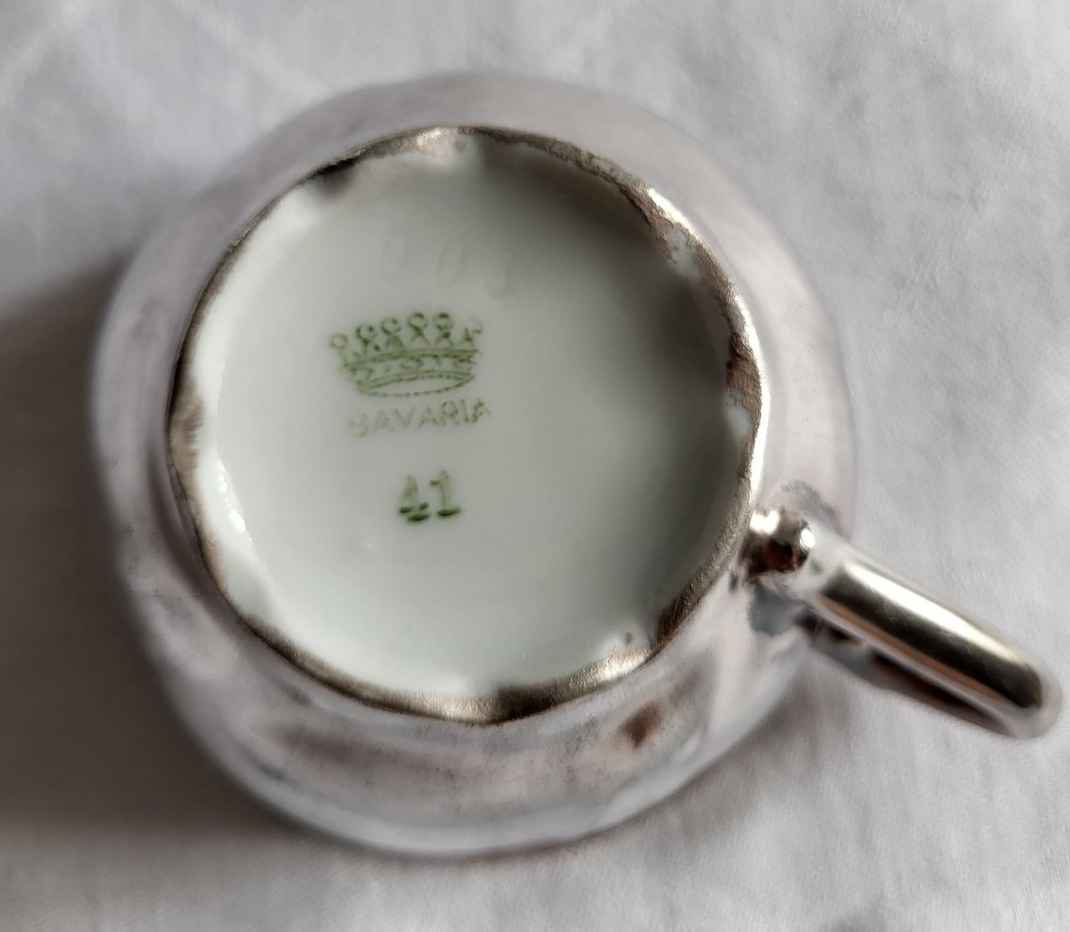 Geschirrsets: Antikes Versilbertes Tee- Kaffeeservice «Bavaria 41  und 53» – Gebraucht aus Bottmingen von Antik-selten-gesucht 9