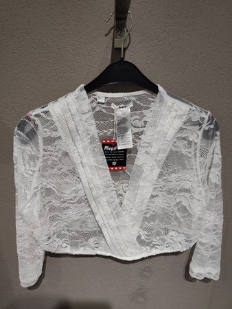 Dirndlbluse Spitze, Gr.50/52 - NEU