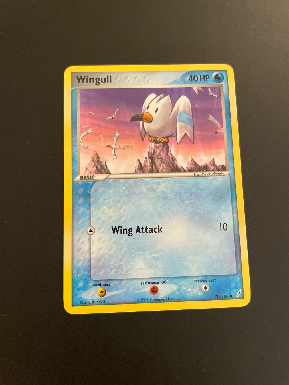 Pokémon Carte collezionabili: Wingull 70/100 EX Crystal Guardians – Usato da Zürich venduto da pokemon_cards
