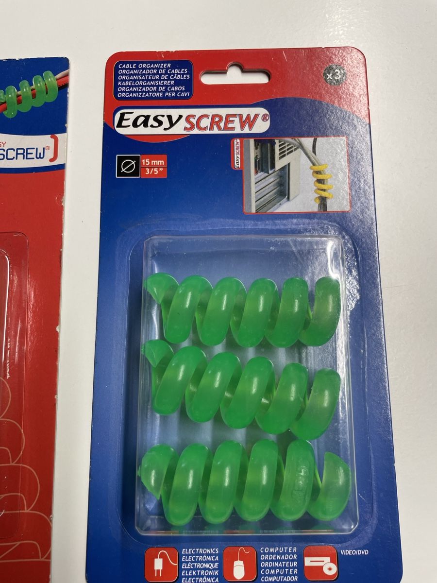 Cavi: Lot de 2 Easy Screw range-câbles vert, 15mm, neuf bureau – Nuovo e nell'imballaggio originale da Denges venduto da Ricautomotive 2